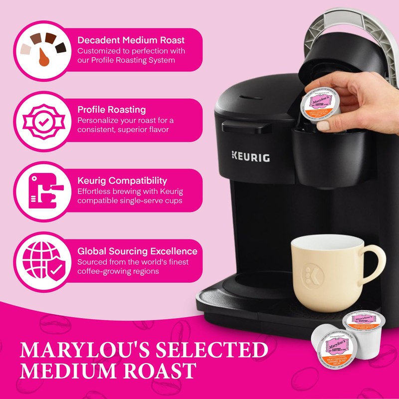 Marylou’s Coffee - Decaf Milky Chocolate Caramel Blast Flavored Coffee,