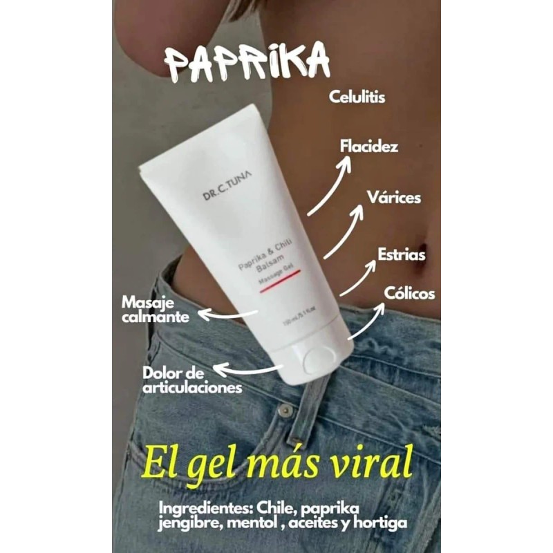 Farmasi Gel Paprika Chile Reduce Estrías Kit Piezas