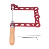 Woodworking Coping Saw, U Shape DIY Handsaw with Wooden Handle