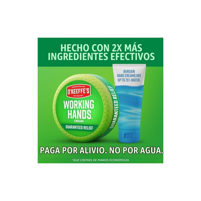 Keeffe Working Hands Crema Manos Tubo Paquete
