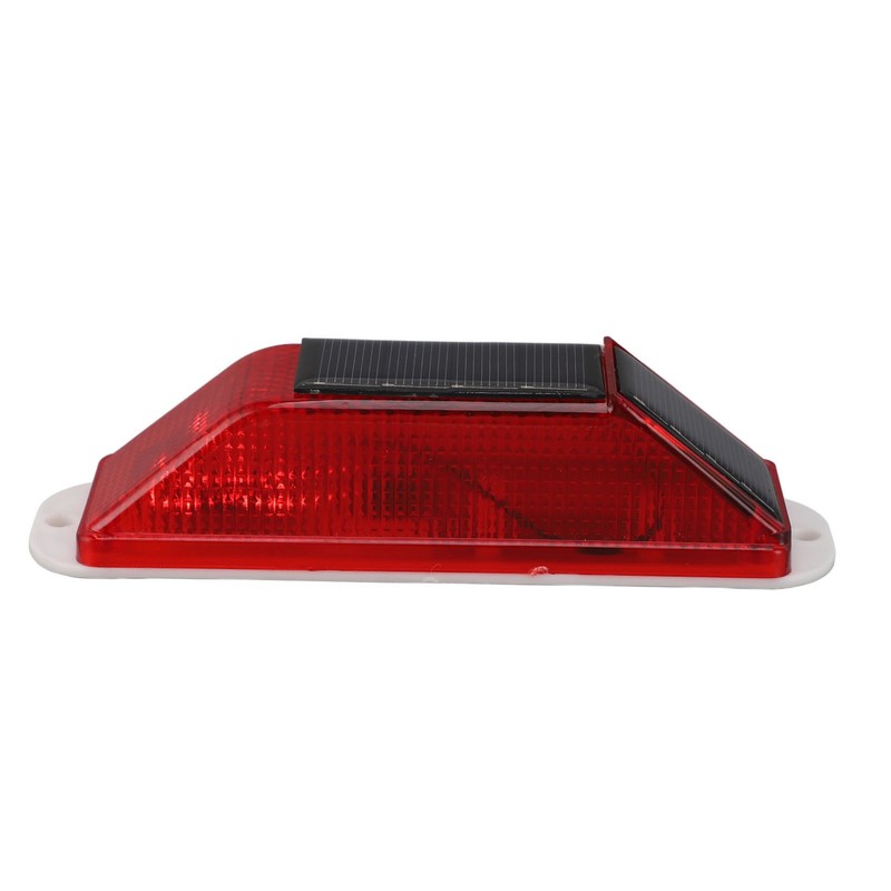 2pcs Solar Strobe Warning Light Waterproof Light Control High Bright