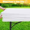 Spotjoy Rectangle Table Cloth, Waterproof Elastic Fitted Tablecloth for 4