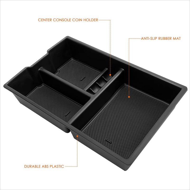 PM PERFORMOTOR Removable Center Console Insert Organizer Tray,Armrest Secondary Storage