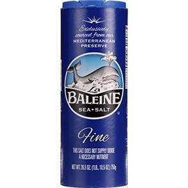 La Baleine Fine Crystals Canister, Sea Salt, 26.5 Ounce