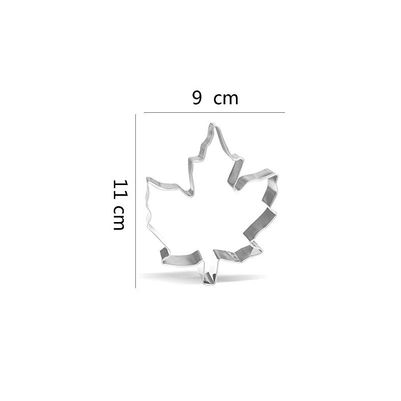 4.3 inch Maple Leaf Cookie Cutter - 1 Piece -