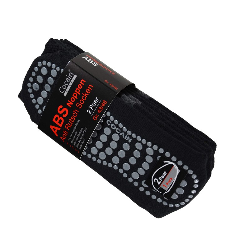 Pack of 2 or 4 Cocain Unisex Thermal Socks, Terry
