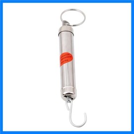 튼튼한 금속 휴대용 기계식 체중계 용수철, 실린더 밸런스, 행잉 후크 동력계, 1 PC Sturdy Metal Portable Mechanical Spring Scale, Cylinder Balance, Hanging Hook Dynamometer, 1 PC [01 silver]