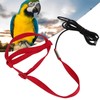 Bird Leash Bite Resistant Adjustable Parrot Flying Training Rope for