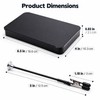 12 Pack Magnetic Alligator Clip Holders with Storage Box for