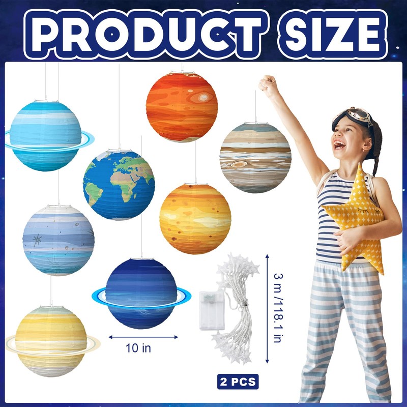 VioraWhite 2026 Space Celing Decoration for Classroom Galaxy Decor