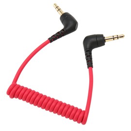 Acogedor Cable TRS a TRS, Cable de Micrófono con Reducción de Ruido de 3,5 Mm, Cable de Conexión TRS Estéreo Antiinterferencias para BOYA para Teléfono Rode SC2