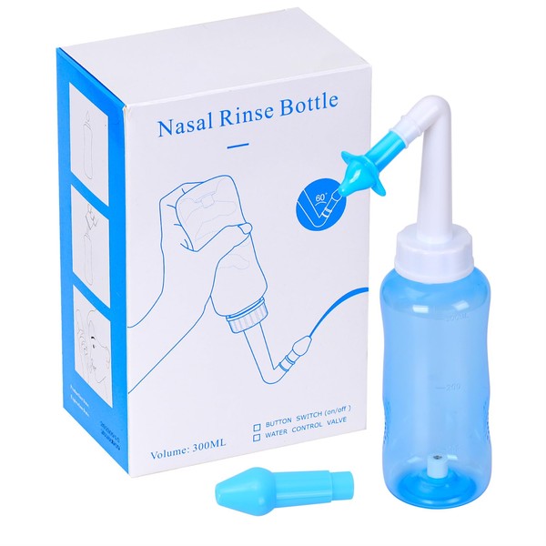 NUOOO Neti Pot Sinus Rinse Bottle Nasal Wash Nose Cleaner