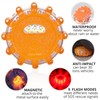 INCLAKE 6 Pack LED Road Flares Emergency Lights, Waterproof &