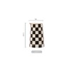 Porlien Checker Porcelain Flower Vase Home Decor Set of 2