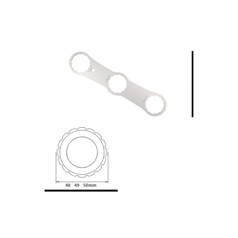HOUSON Bicycle Centerlock Tool, Bottom Bracket Tool, Stainless Steel Bottom