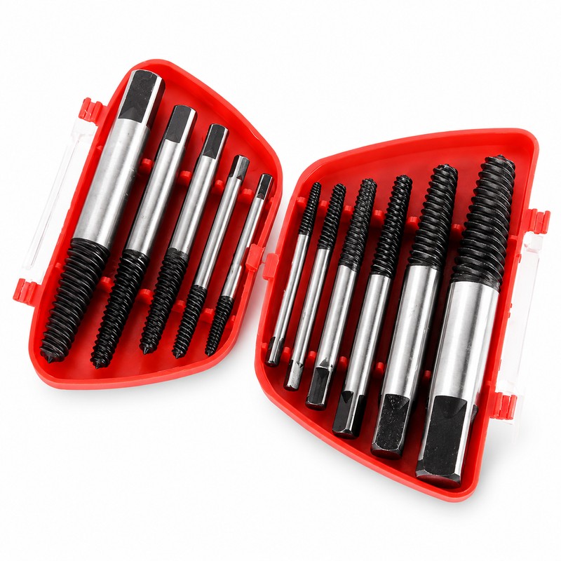 Damaged Screw Extractor Set for Repair Jobs – Carbon Steel