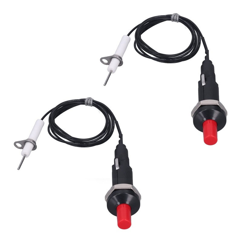 2 Pieces Piezo Igniter, Piezoelectric Igniter, Gas Piezo Ignition, 1