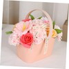 FOMIYES Fancy Soap Flower Basket Real Bath Flowers Set for