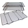 Sunflair Professional Grade 3 Tier Cross Grid Cooling Rack (set