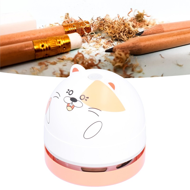 Cute Animal Design Desktop Vacuum Cleaner USB Charging Mini Dust