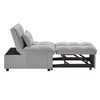Sofa Bed Modern Linen Folding Pull Out Couch Convertible Recliner