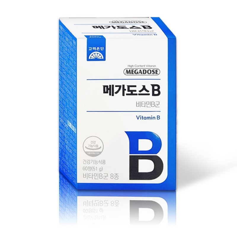 Goryeo Eundan Korea Eundan Megadose B 60 tablets x 4