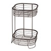 iDesign Forma Free Standing Bathroom or Shower Storage Shelves for