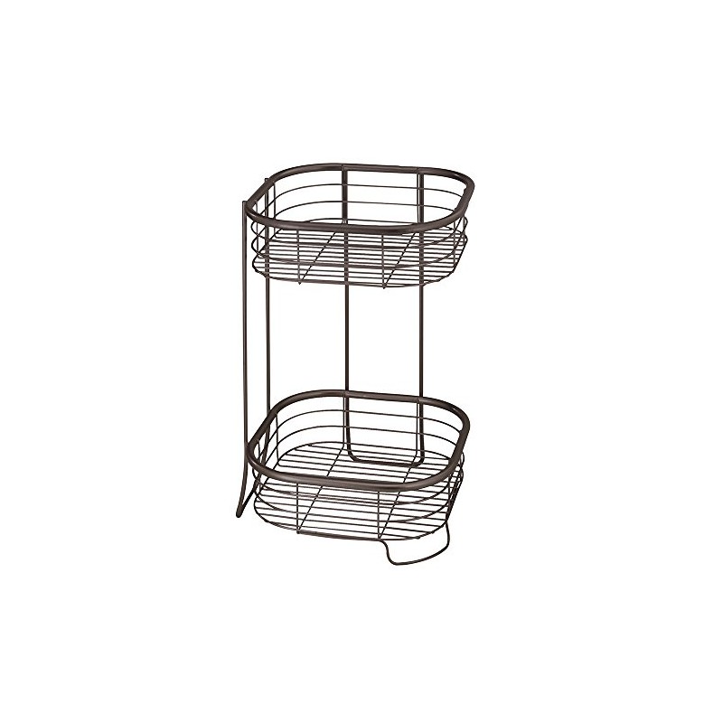 iDesign Forma Free Standing Bathroom or Shower Storage Shelves for