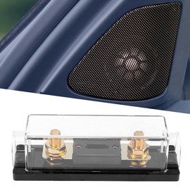 X AUTOHAUX Fuse Holder Fuse Box Fuse Cap Fuse Tube Black ANL Fuse for Car Audio Video Stereo 60A