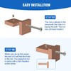 Socell 61pcs Crib Bunk Bed Furniture Hardware Replacement Kit, Stainless
