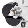 CHOWZZ 2 Pack Door Knob Lockout Device with Padlock,Temporary Door