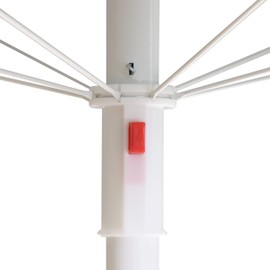 Sunnydaze Steel 5 Foot Beach Umbrella with Tilt Function, Color Options Available