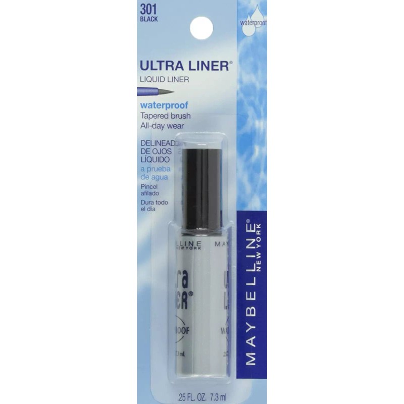 Maybelline New York Ultra-Liner Liquid Liner, Waterproof, Black 135L-01 ,
