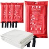 Pack of 4 Fire Blanket – Kitchen Fire Blanket Large