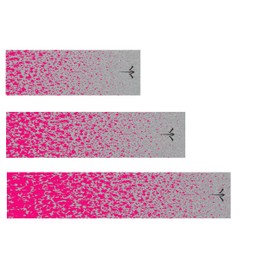 White Water Archery Pink Spray Paint Spatter Reflective Arrow Wraps 15 Pc Pack Choose Length Width (5, 1)