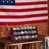Challenge Coin Display Case Holder, 3 Rows Military Coin Display