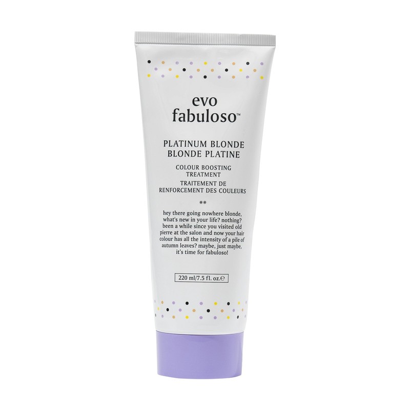 Evo Fabuloso Platinum Blonde Shampoo and Colour Boosting Treatment Duo