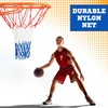 PRISP Nylon Tricolour Basketball Net - Weather Resistant All Courts