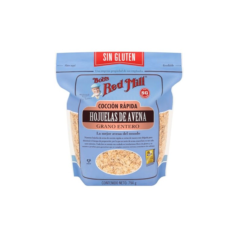 Bob´s Red Mill Avena Rolada Rápida Cocción GF, 794 g