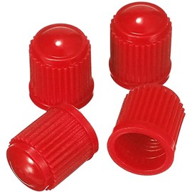 MEISO 20 Unidades plástico Rojo de Alta presión Tapones de vástago de válvula de neumático de，Tapas universales para válvulas de neumáticos de Coche, 