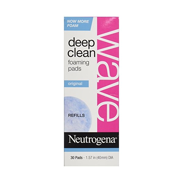 Neutrogena, Wave Deep Clean Foaming Refill Pads, 30 ct