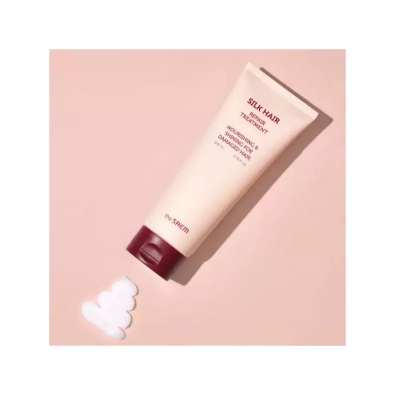 The Saem 더샘 실크 헤어 리페어 수분 영양 트리트먼트 X2개