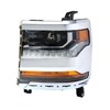 labwork 1PC Headlight Assembly Chrome Housing Replacement for Silverado 1500