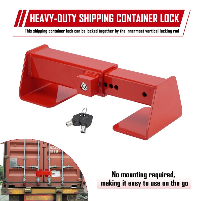 SPARKWHIZ Cargo Door Lock, Shipping Container Lock, Heavy Duty with