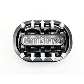 2X Classic Omnishaver - Black - The Fastest Way to Shave Head, Legs, Arms, Body | an Alternative to Disposable Shaving Razors Self Cleans & Strops During Use with Durable Blade | Bald Shaver for Men