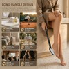 Cepillo Pies Mango Largo Ducha Extensible Lima Doble Cara Limpiador
