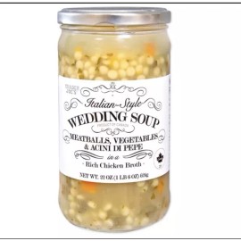 Trader Joe's  2X JARS Trader Joe’s Italian Style Wedding Soup 22 oz Each Jar Brand New
