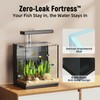AQUASMITH Beta Fish Tank, 2 Gallon Fish Aquariums with Filter