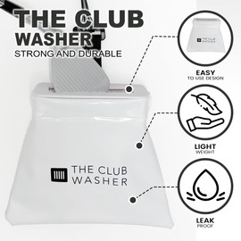 The Club Washer - White Edition - Golf Club Washer