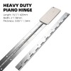 Marine Grade 304 Stainless Steel Piano Hinge, 16.5"X2" Continuous Boat